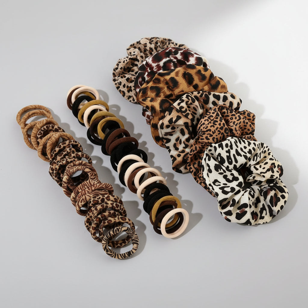 66PCS Hair Ties Set